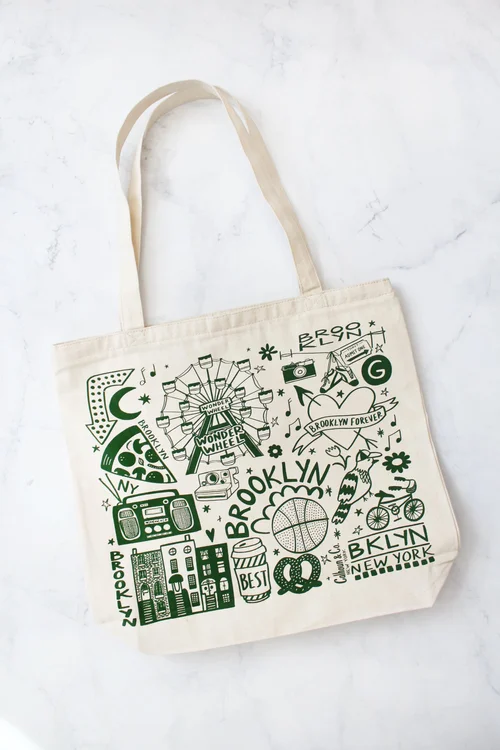 BROOKLYN - CANVAS TOTE BAG — Calhoun & Co.